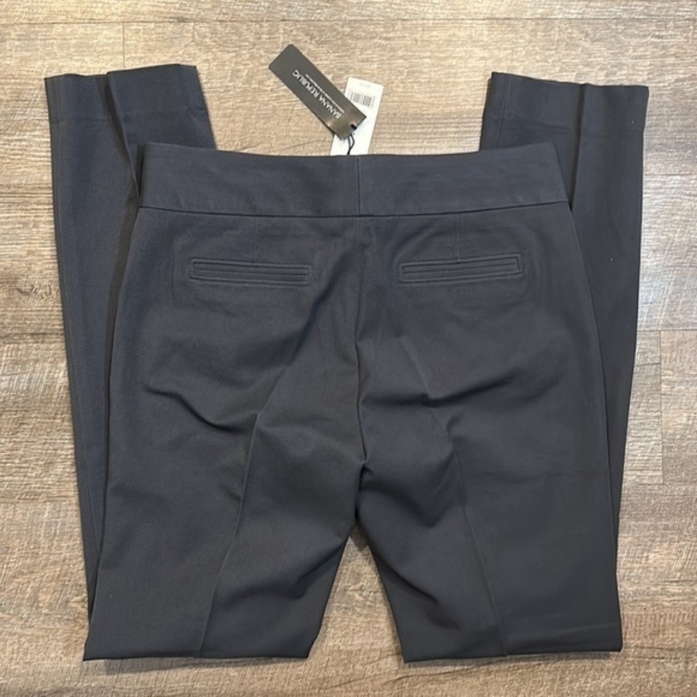 Banana republic, Martin fit stretch charcoal gray trouser pants size 6 - Picture 4 of 10